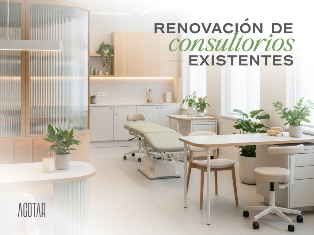 Remodelación y modernización de consultorios médicos existentes